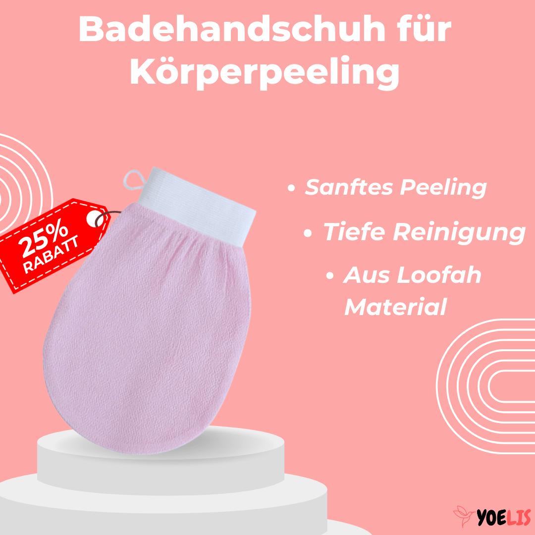 Badehandschuh für Körperpeeling