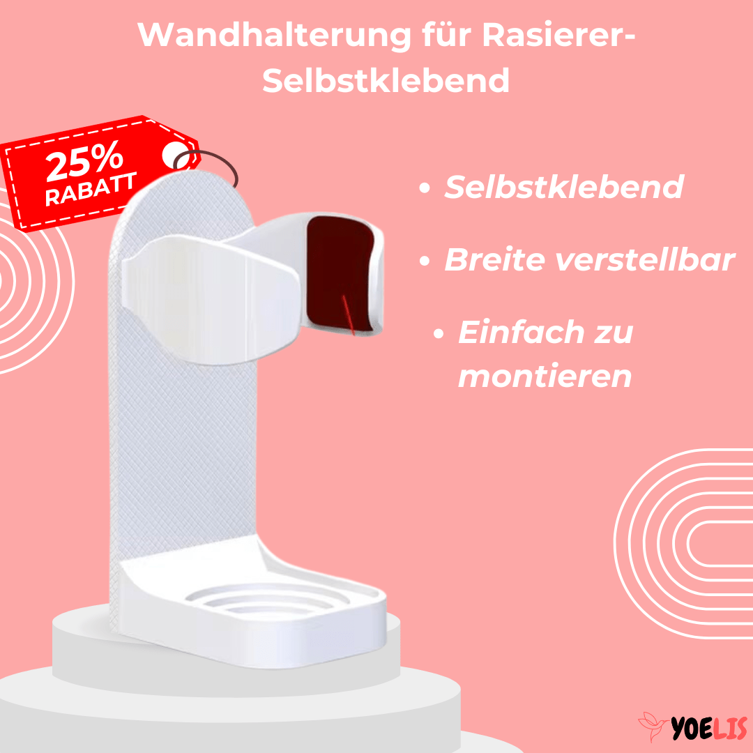Wandhalterung für Rasierer-Selbstklebend