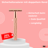 Sicherheitsrasierer mit doppeltem Rand