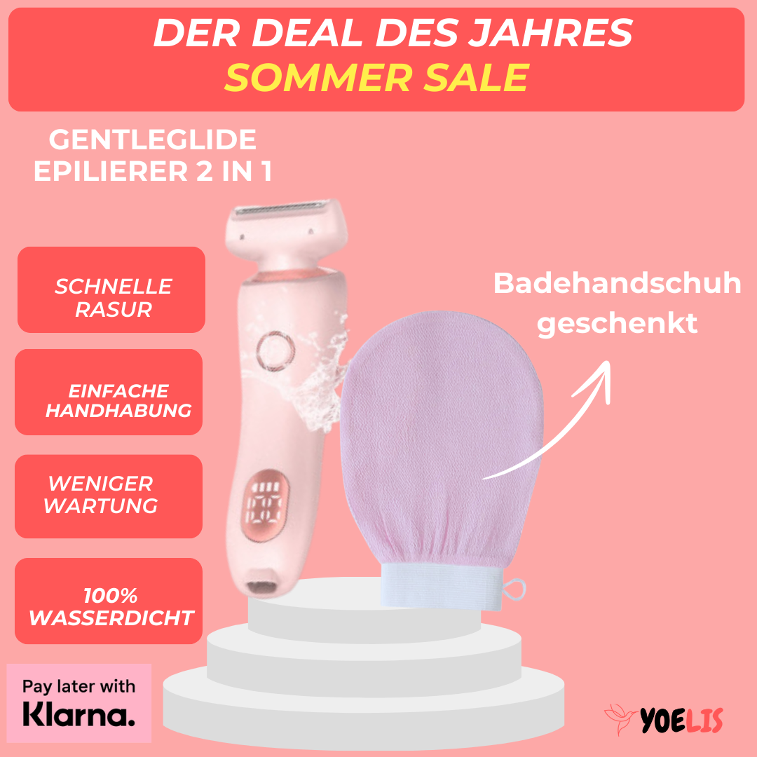 GentleGlide 2 in 1 Rasierer